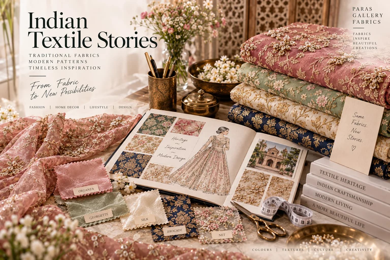Indian Textile Stories: How Traditional Fabrics Inspire Modern Pattern Design
