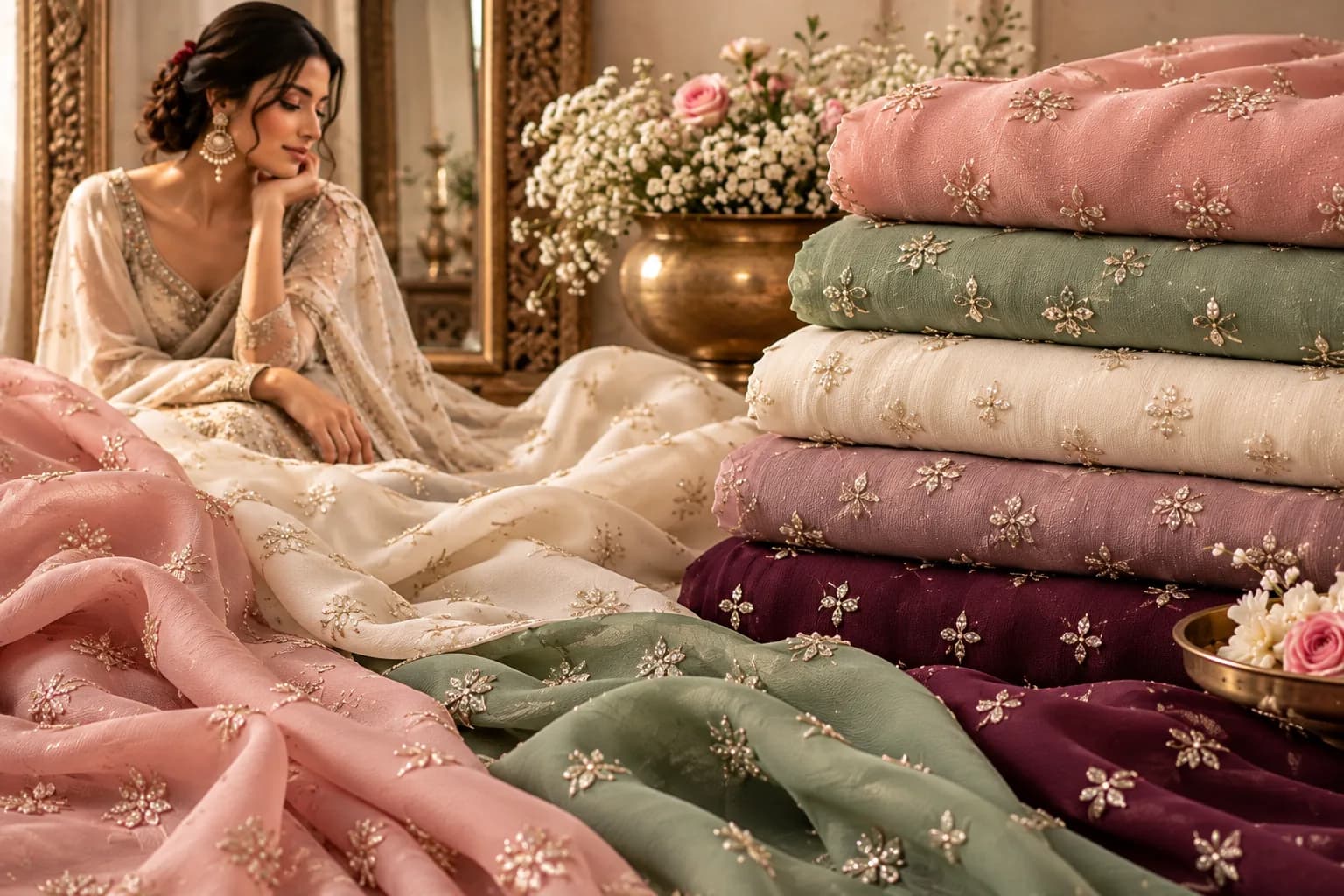 The Art of Indian Wedding Fabrics: A Guide to Timeless Bridal Elegance